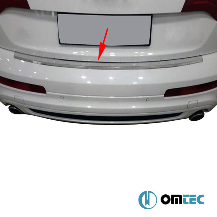 Rear Bumper Sill Cover S.Steel (Brushed) - Audi Q7 - SUV 4L - (2006 - 2015)