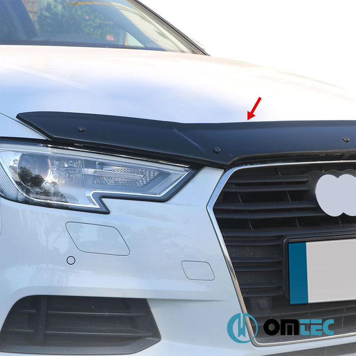 Kaput Rüzgarlığı (Siyah) ABS - Audi A3 - SD 8V - (2012 - 2020)