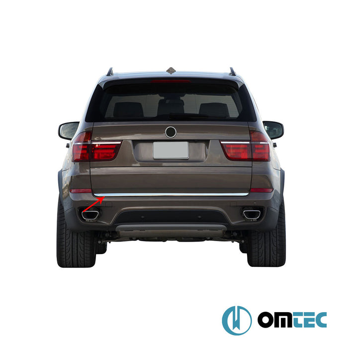 Tailgate Trim Line S.Steel (Brushed) - Bmw X5 - SUV E70 - (2006 - 2013)