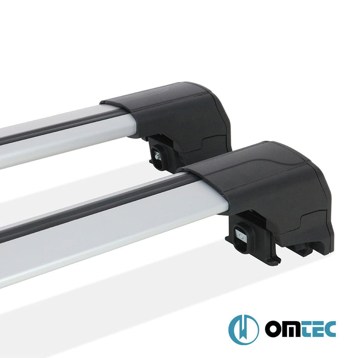 Barres De Toit Transversales (Elegance-V2) Gris 2 Pcs. Alu. - Bmw X5 - SUV E70 - (2006 - 2013)