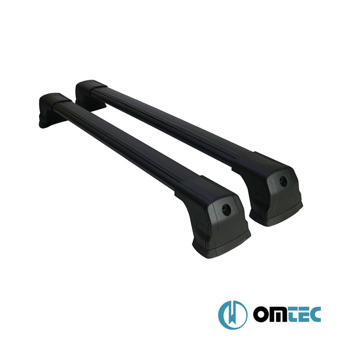 Roof Bars Elegance (Black-V3) LITE 2 Pcs. Alu. - Bmw 3 Series - SD E90 - (2005 - 2011)