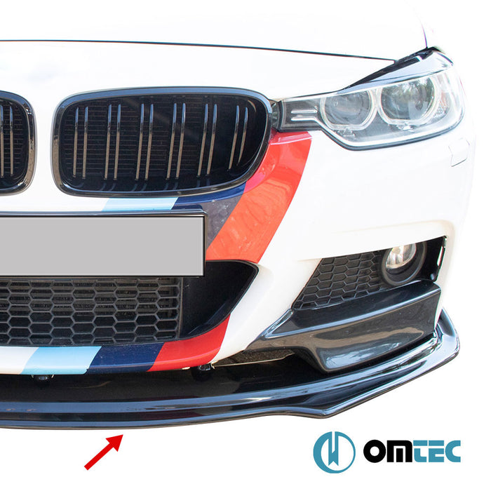 Front Splitter (Black) ABS - Bmw 3 Series - SD F30 - (2011 - 2019)