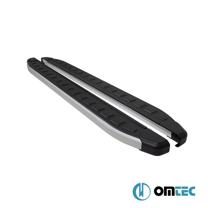 Side Step (DA Alu.) 2 Pcs. - Bmw X1 - SUV E84 - (2009 - 2015)