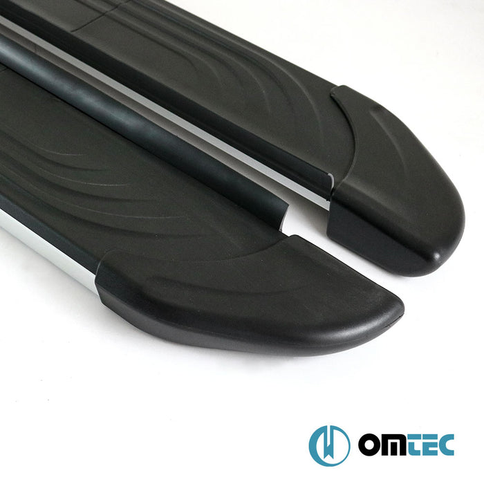 Side Step (APA - Gray) 2 Pcs. - Bmw X6 - SUV E71 - (2008 - 2014)