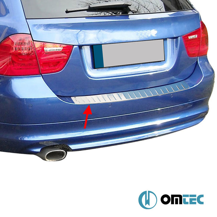 Rear Bumper Sill Cover S.Steel (Gloss) - Skoda Rapid Spaceback - HB 5D NH1 - (2012 - )