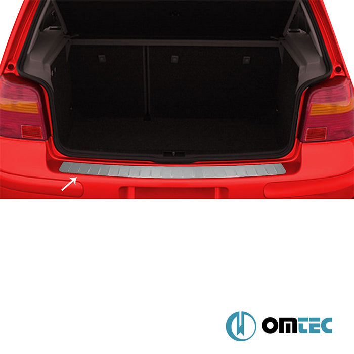 Rear Bumper Sill Cover S.Steel (Brushed) - Skoda Rapid Spaceback - HB 5D NH1 - (2012 - )