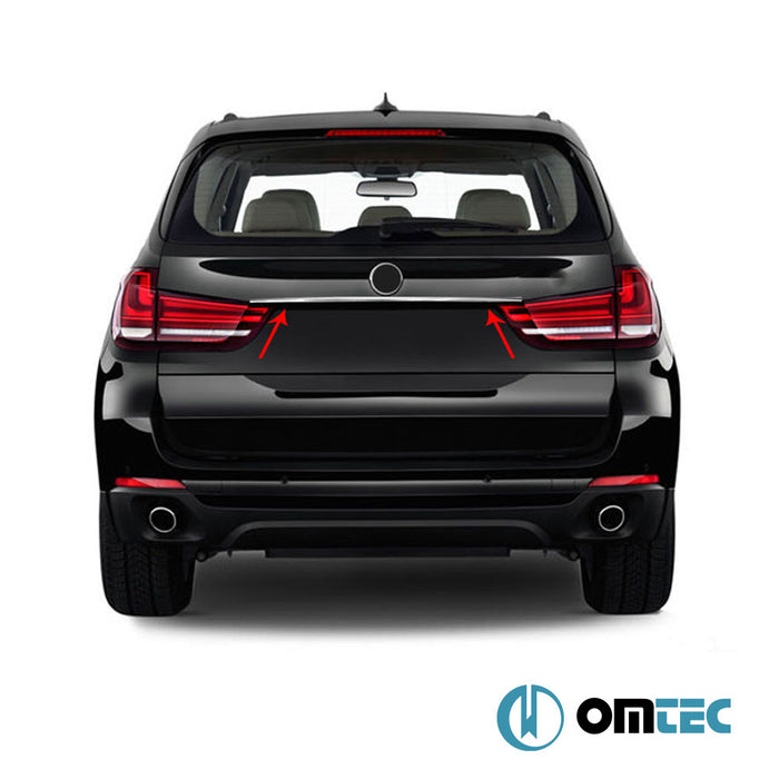 Rear Grab Handle Cover (Upper Nr Plate) S.Steel (Gloss) - Bmw X5 - SUV F15 - (2014 - 2018)