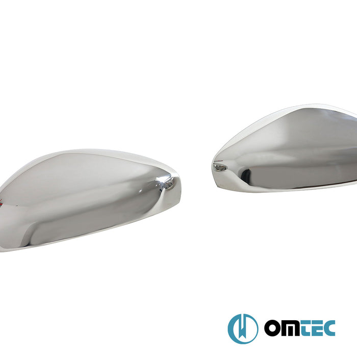 Mirror Cover 2 Pcs. S.Steel (Gloss) - Citroën C5 - SD RD - (2008 - 2017)