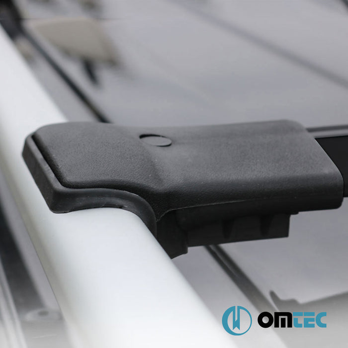 Roof Bar (Elegance) Black 2 Pcs. Alu. (FL-RS) - Citroën C4 Picasso - MPV U - (2006 - 2013)