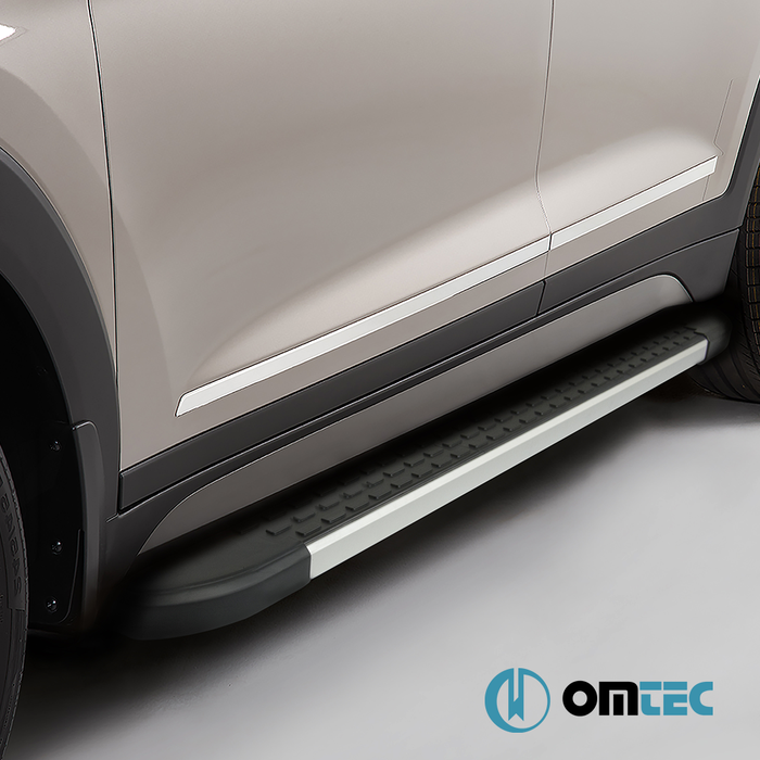 Side Step (NVY Alu) 2 Pcs. - Citroën C-Crosser - SUV EP_ - (2007 - 2012)