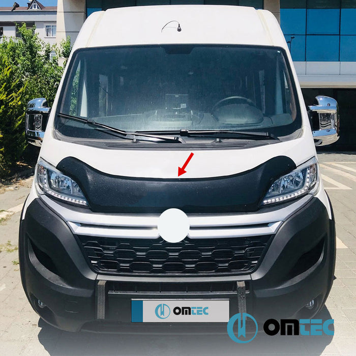 Bonnet Deflector (Black) ABS - Citroën Jumper - VAN X250 FL - (2014 - )