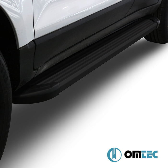 Side Step (OPA - Black) 2 Pcs. - Opel Antara - SUV L07 - (2007 - 2015)