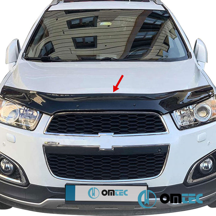 Kaput Rüzgarlığı (Siyah) ABS - Chevrolet Captiva - SUV C100 FL - (2011 - 2016)