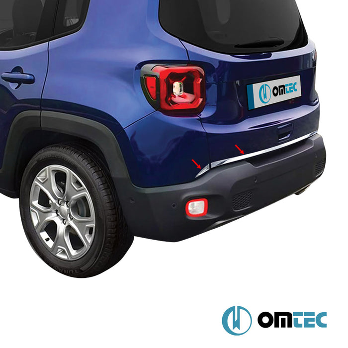 Tailgate Trim Line 3 Pcs. S.Steel (Gloss) - Jeep Renegade - SUV BU FL - (2019 - )