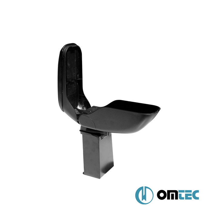 Armrest Box (Leatherette-Metal Bracket-With/Without Console) Black - Dacia Sandero - HB 5D B52 - (2012 - 2020)