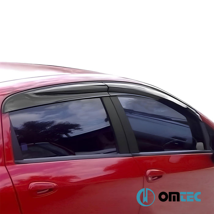 Wind Deflectors Front-Rear - Dacia Lodgy - MPV M0 - (2012 - )