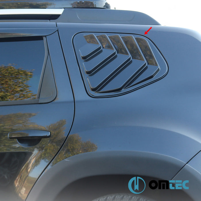 Rear Quarter Glass Cladding 2 Pcs. - Dacia Duster - SUV HS - (2010 - 2018)