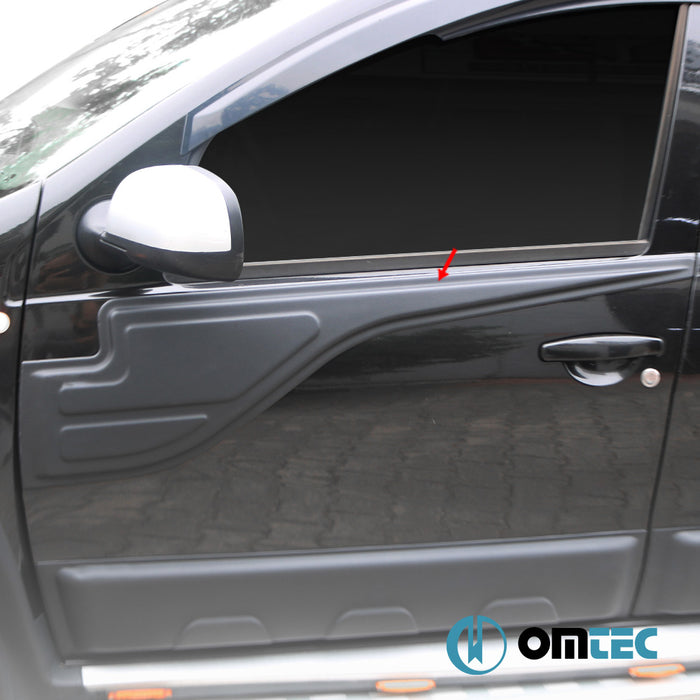 Side Door Cladding 2 Pcs. (Bat Model) - Dacia Duster - SUV HS - (2010 - 2018)