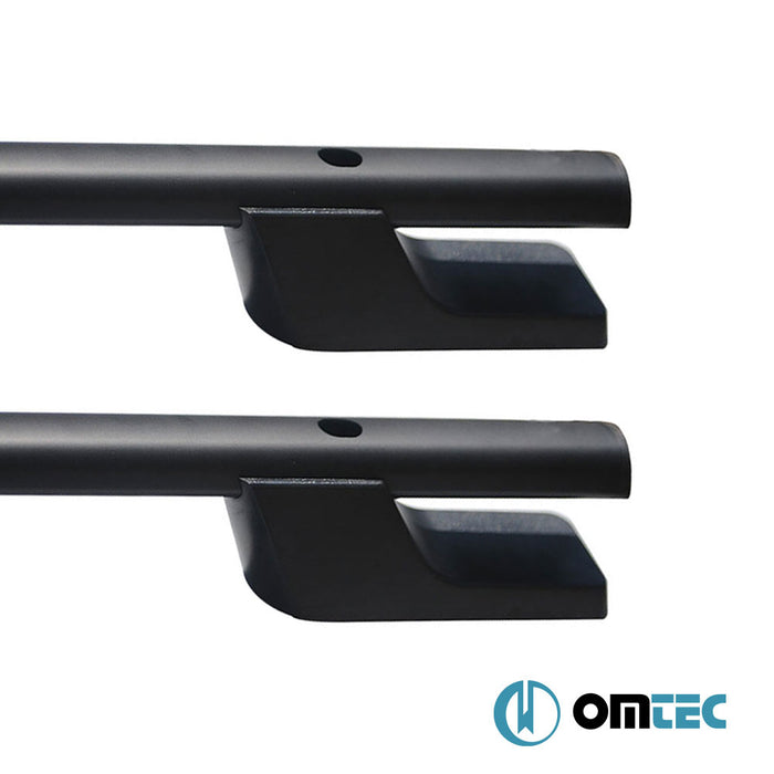 Barres De Toit Longitudinales (Sport) Noir 2 pcs. Alu. - Dacia Dokker - MVN M0 - (2012 - 2021)