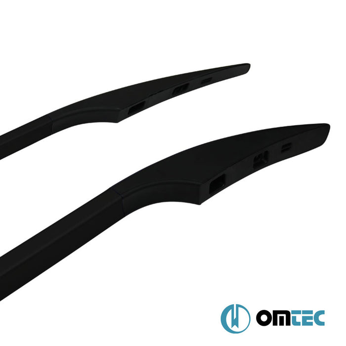 Roof Rails (Solid-Screwing Installation) Black 2 pcs. Alu. - Dacia Dokker - MVN M0 - (2012 - 2021)