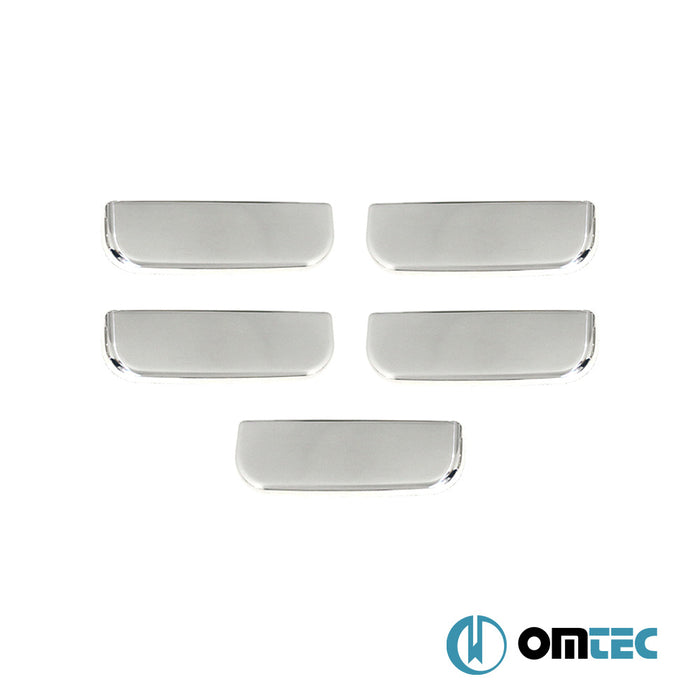 Door Handle Cover 5 Door 5 Pcs. S.Steel (Gloss) - Daihatsu Terios - SUV J100 - (1997 - 2005)