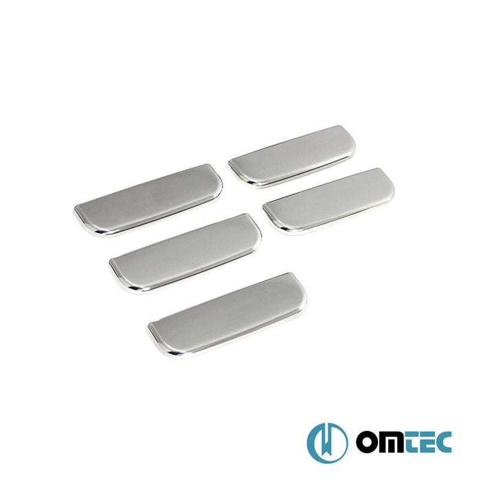 Door Handle Cover 5 Door 5 Pcs. S.Steel (Gloss) - Daihatsu Terios - SUV J100 - (1997 - 2005)