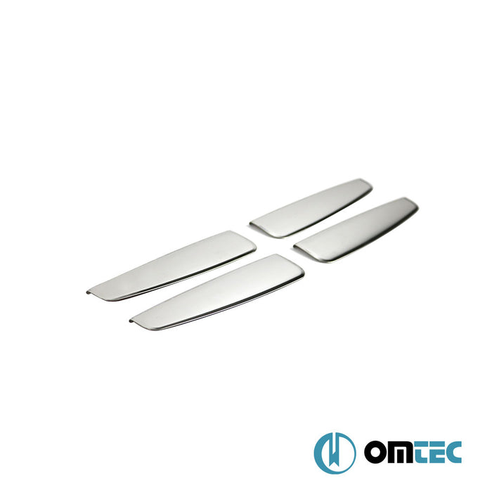 Door Handle Cover 4 Door 4 Pcs. S.Steel (Gloss) - Fiat Linea - SD 323 - (2007 - 2018)