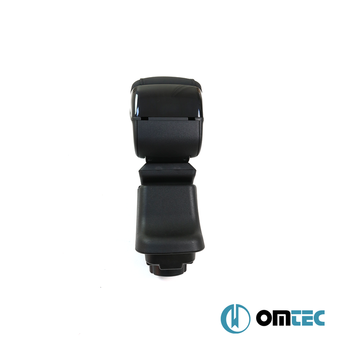 Armrest Box V2 (Leatherette+Sliding+ABS Adapter) Black - Fiat Linea - SD 323 - (2007 - 2018)