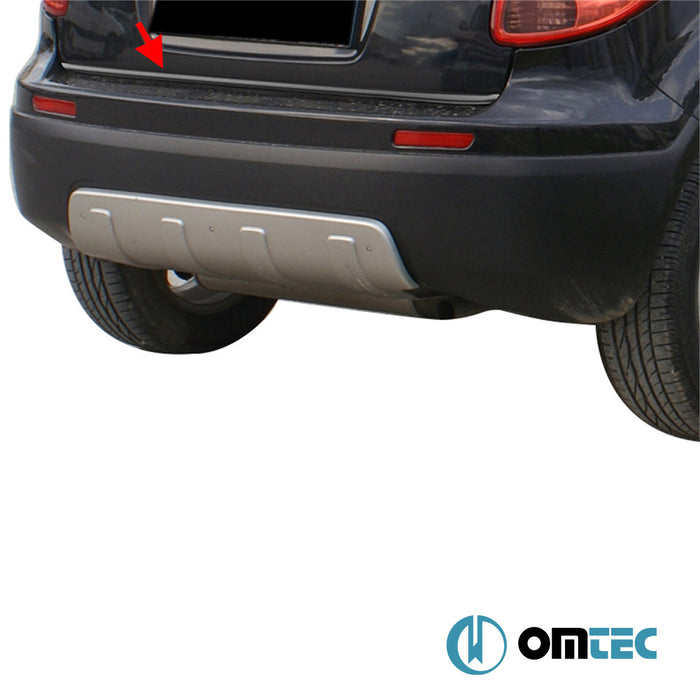 Tailgate Trim Line S.Steel (Gloss) - Fiat Sedici - SUV I - (2005 - 2014)