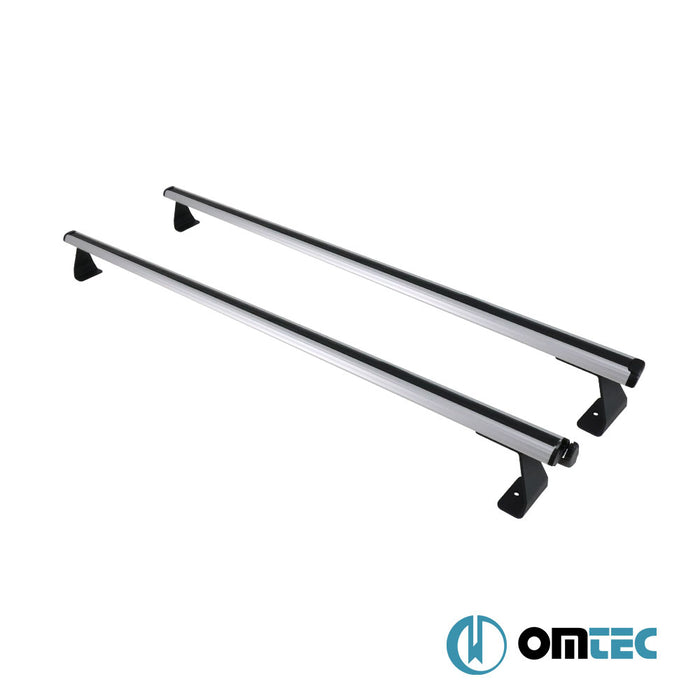 Barres De Toit Transversales Heavy-Duty 2 Pcs. (Gris) Acier - Fiat Doblo - MVN 223 - (2000 - 2010)