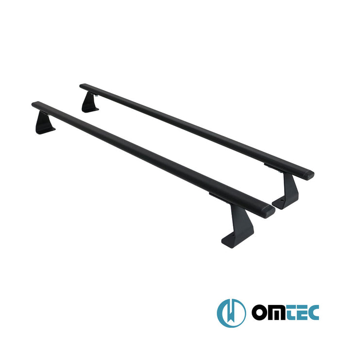 Barres De Toit Transversales Heavy-Duty 2 Pcs. (Noir) Acier - Fiat Doblo - MVN 223 - (2000 - 2010)