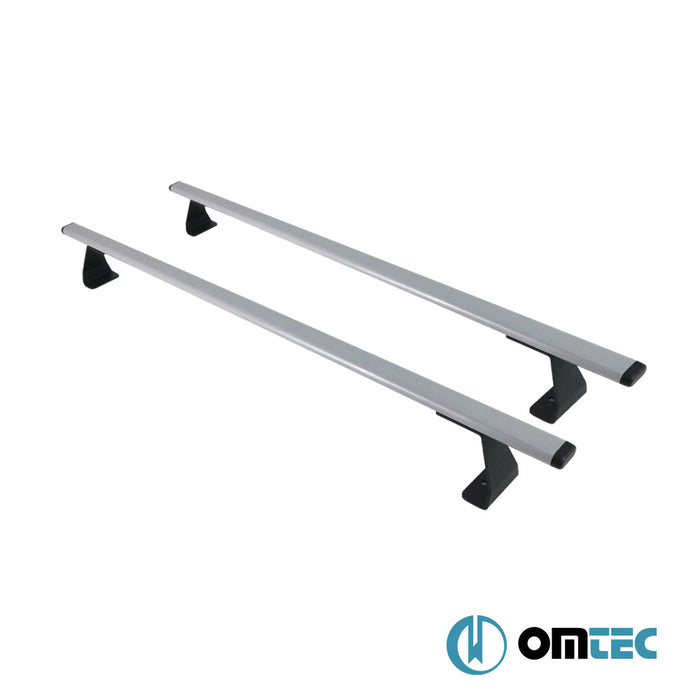 Barres De Toit Transversales Heavy-Duty 2 Pcs. (Gris) Alu. - Fiat Doblo - MVN 223 - (2000 - 2010)