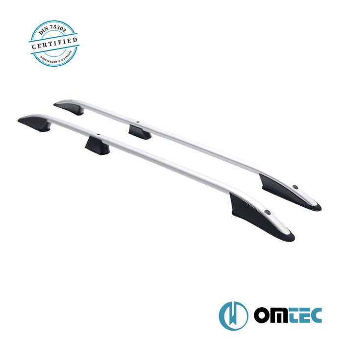 Roof Rails (Elegance) Silver 2 pcs. Alu. (L1) - Fiat Doblo - MVN 223 - (2000 - 2010)