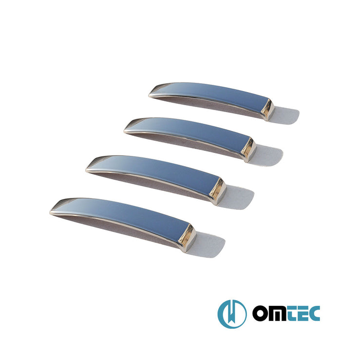 Door Handle Cover 4 Door 4 Pcs. S.Steel (Gloss) - Citroën Nemo - MVN 225L - (2008 - 2016)