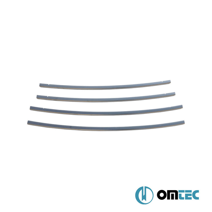 Front Bumper Streamer 4 Pcs. S.Steel (Gloss) - Citroën Nemo - MVN 225L - (2008 - 2016)