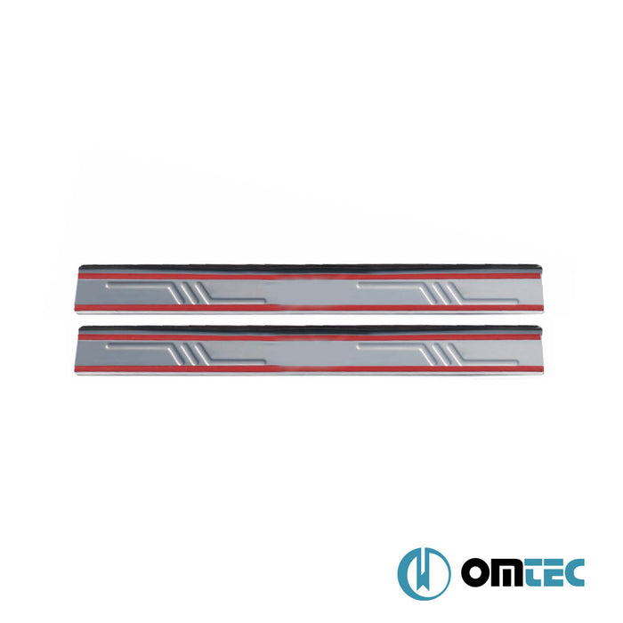 Norm Door Sill Cover 2 Pcs. S.Steel (Gloss) - Citroën Nemo - MVN 225L - (2008 - 2016)