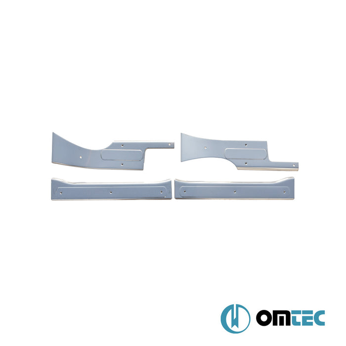 Norm Inner Door Sill Cover 4 Pcs. S.Steel (Gloss) - Citroën Nemo - MVN 225L - (2008 - 2016)