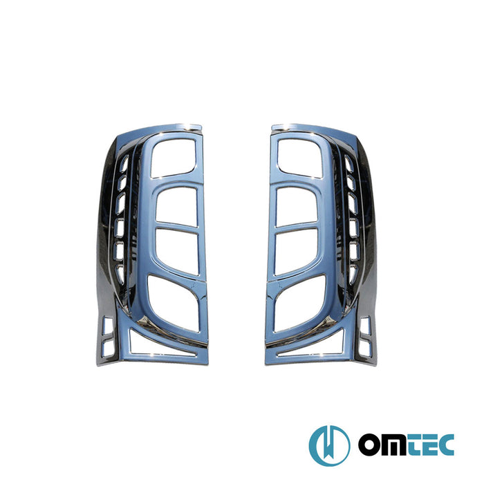 Break Light Frame 2 Pcs. ABS Chrome - Fiat Fiorino - MVN 225 - (2008 - )