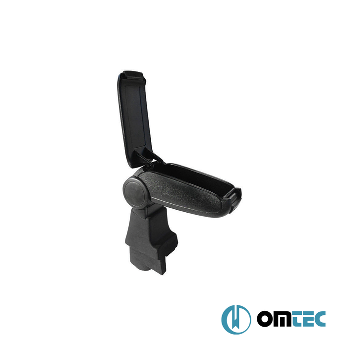 Armrest Box V1 (Leatherette+ABS Adapter) Black - Fiat Fiorino - MVN 225 PRE-FL - (2008 - 2015)