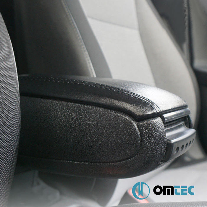 Armrest Box V1 (Leatherette+ABS Adapter) Black - Citroën Nemo - MVN 225L - (2008 - 2016)