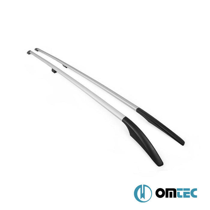 Roof Rails (Solid-Screwing Installation) Silver 2 pcs. Alu. - Citroën Nemo - MVN 225L - (2008 - 2016)