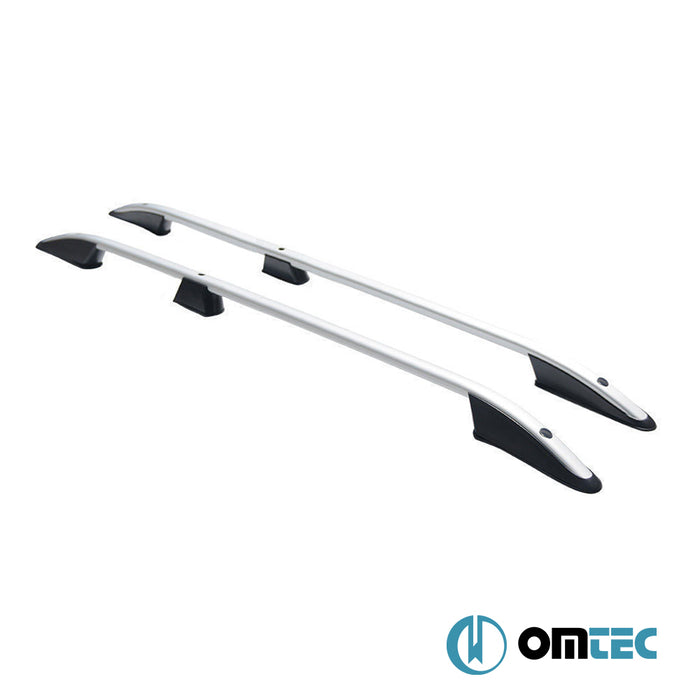 Roof Rails (Elegance) Silver 2 pcs. Alu. (L1) - Citroën Jumpy/Dispatch - VAN G29 - (2007 - 2017)