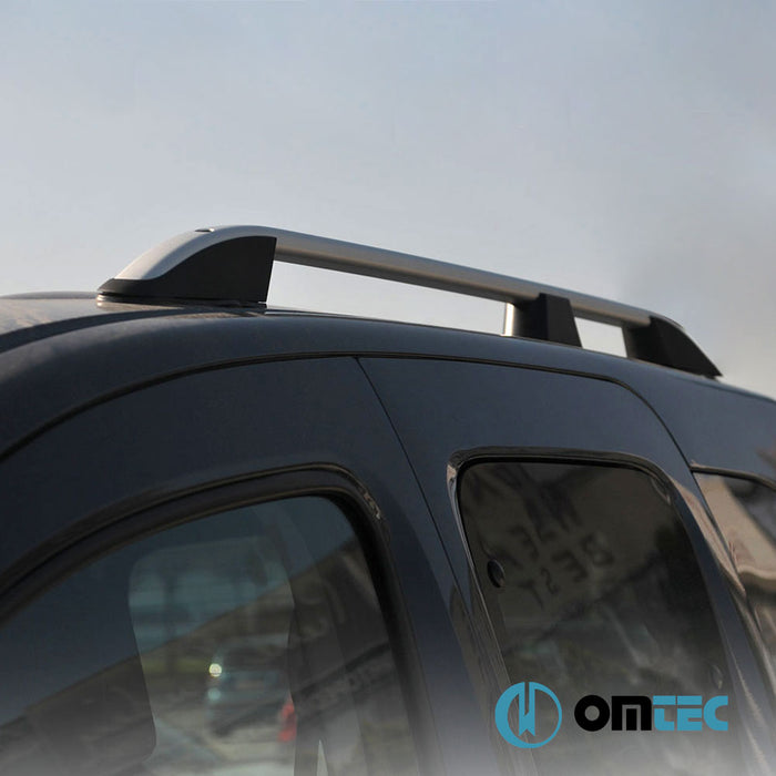 Roof Rails (Elegance) Silver 2 pcs. Alu. (L1) - Citroën Jumpy/Dispatch - VAN G29 - (2007 - 2017)