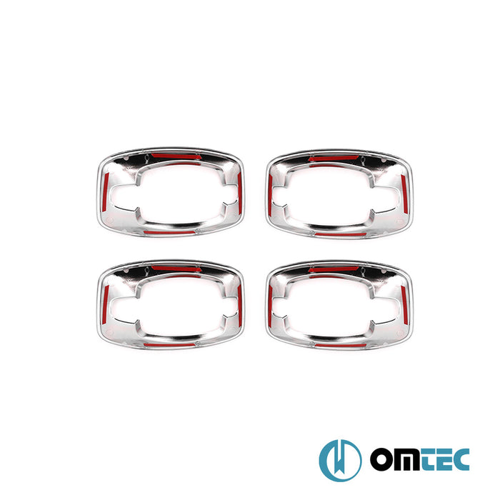 Door Handle Frame 4 Pcs. ABS Chrome - Iveco Daily - VAN III - (2014 - )