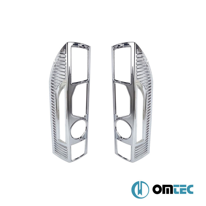 Break Light Frame 2 Pcs. ABS Chrome - Citroën Relay - VAN X250 PRE-FL - (2006 - 2014)