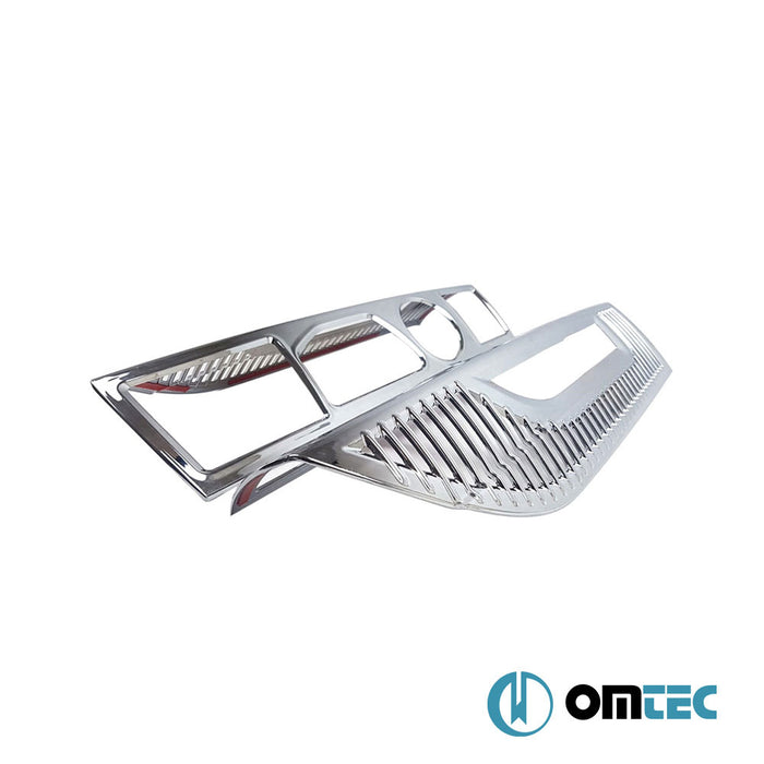 Break Light Frame 2 Pcs. ABS Chrome - Citroën Jumper - VAN X250 PRE-FL - (2006 - 2014)