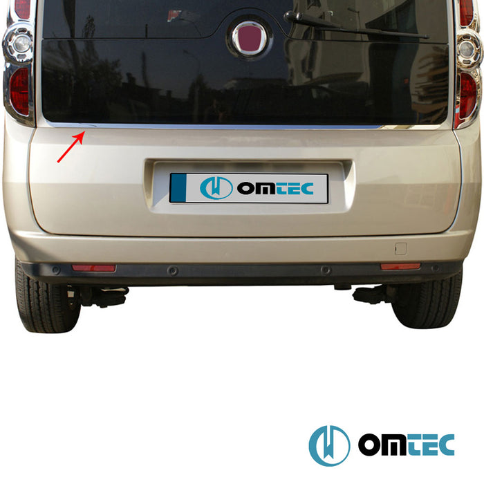 Vitres arrières - Baguette inférieure chromée en inox (Brillant) - Opel Combo - MVN IV - (2011 - 2018)