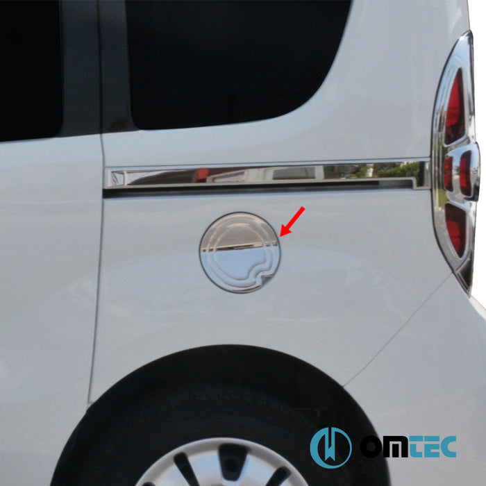 Fuel Flap S.Steel (Gloss) - Opel Combo - MVN IV - (2011 - 2018)