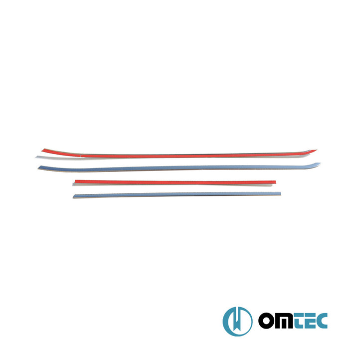 Cam Çıtası 4 Prç. P.Çelik (Parlak)   -  Opel Combo  -  MVN IV  -  (2011 - 2018)