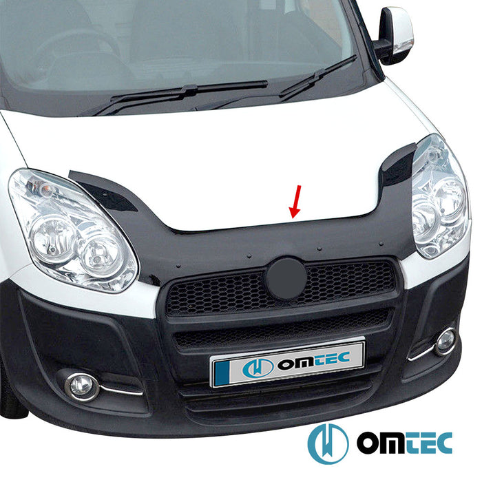 Bonnet Deflector (Black) ABS - Opel Combo - MVN IV - (2011 - 2018)